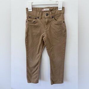 Levi's Boy’s Khaki 511 Slim Jeans - Size 7 regular